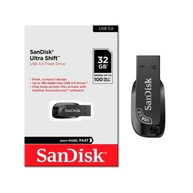 Pendrive Sandisk 32gb Z410 Ultra Shift 3.0