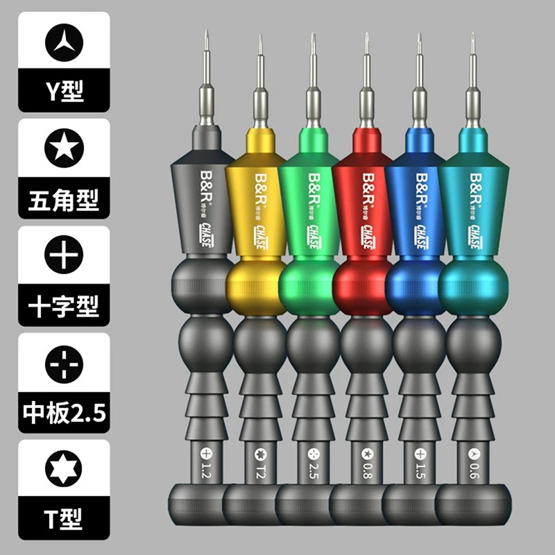 Kit de Destornilladores de Precision 6 en 1 Torque Mechanic