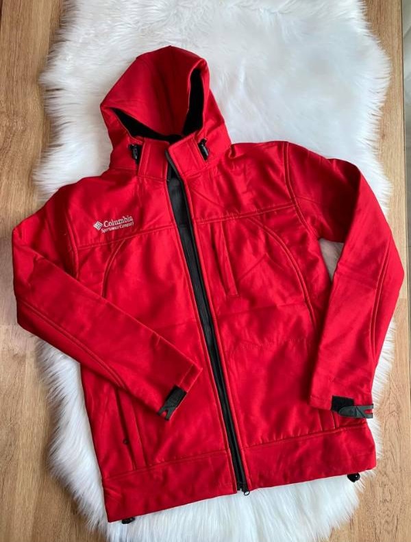 Campera Neoprene Impermeable Columbia Replica Interior Micropolar Talle M Rojo