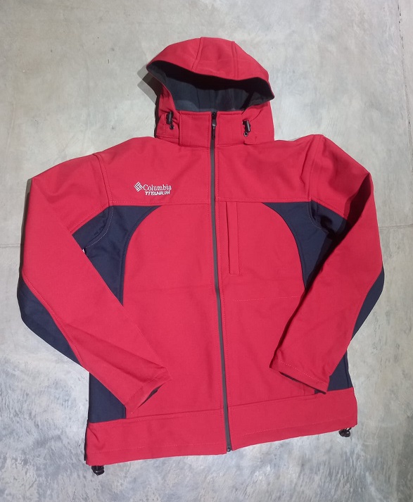 Campera Neoprene Impermeable Columbia Replica Interior Micropolar Talle XL Rojo/Azul