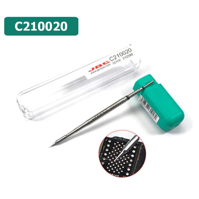 Punta para Soldador Sugon JBC C210-020 (punta recta) Primera Linea