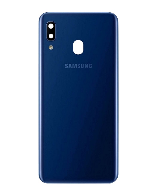 Tapa Trasera Samsung A20 Azul Noche