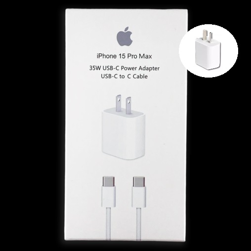 Kit Cargador 2 en 1 Iphone 35W Usb C (toma argentina)