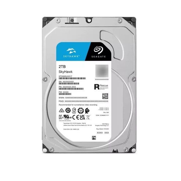 Disco Rigido Seagate Skyhawk ST1000VX017 2TB 6gb/s 64mb