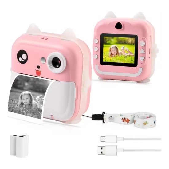 Mini Camara Infantil Impresora Termica Instantanea Q5 (9x9x4cm)