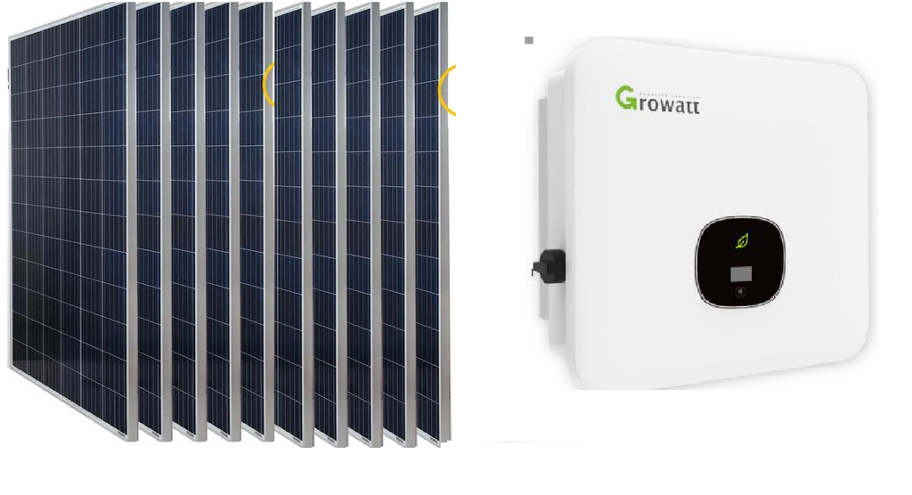 Instalacion solar On-Grid Kit 6Kw Monofasico (1050KWh/mes)