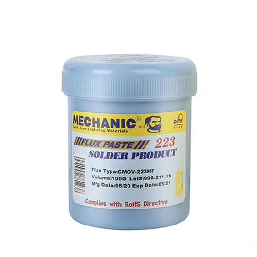 Flux en pasta para Soldar Mechanic 223 100g Libre de Plomo