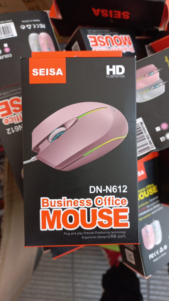 Mouse Optico Usb 4D Retroiluminado Seisa DN-N612