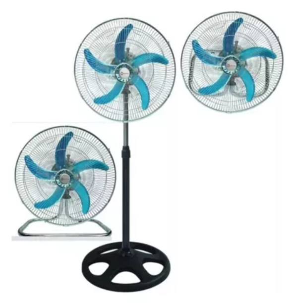 Ventilador Industrial 18&quot; de pie piso y pared 3 en 1 Star Vision / Hytoshy (5 aspas)