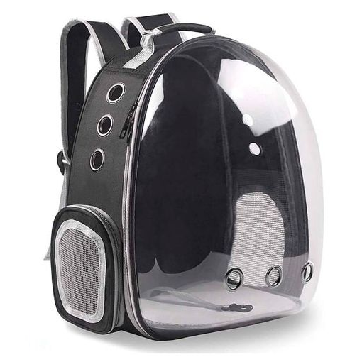 Mochila Tranportadora de Mascotas Capsula Acrilica