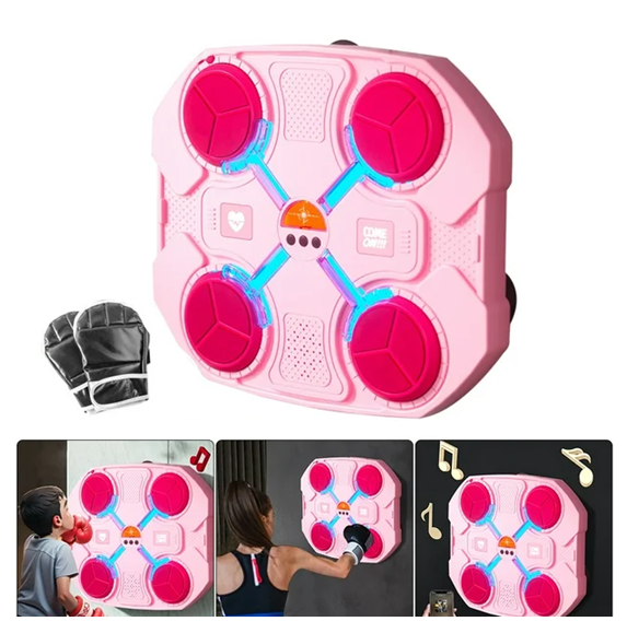 Maquina de Boxeo Inteligente Musical Bluetooth Infantil