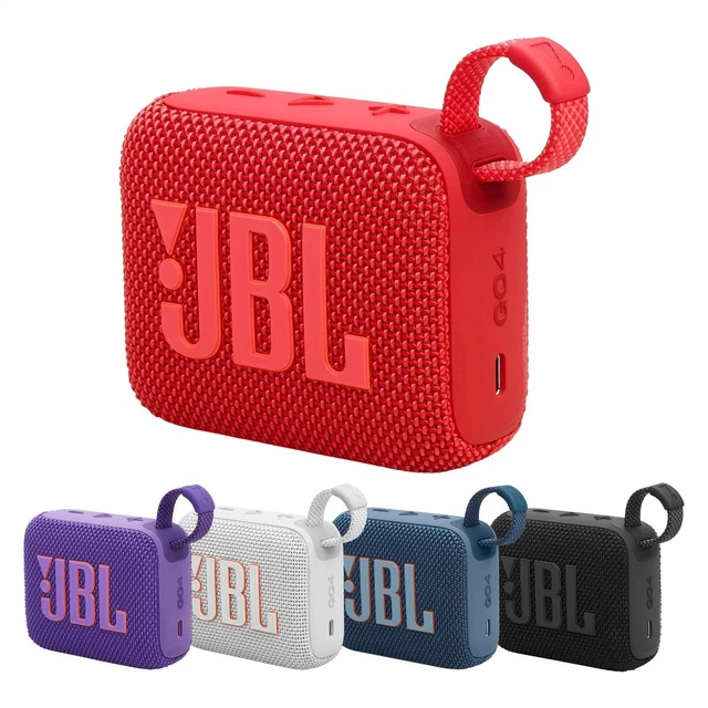 Parlante Portatil Bluetooth JBL GO4 Pro Rojo (Replica)