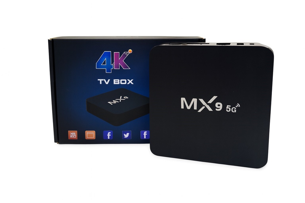 Convertidor Smart Tv / Tv Box MX9 32+512gb Android 14 (Magis TV)