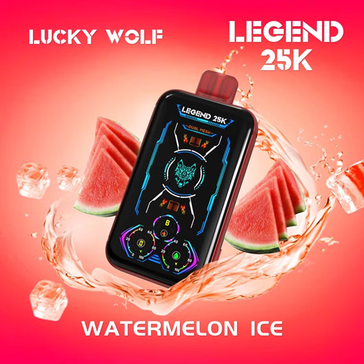 Vaper Vapeador Electronico Lucky Wolf 25000 Puff (Sandia)