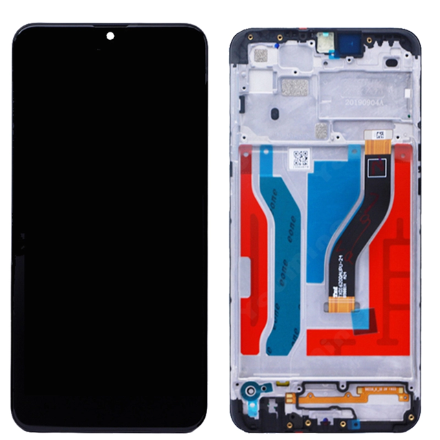 Modulo Samsung A10s con marco, buzzer, parlante, flex botones Original (RN)