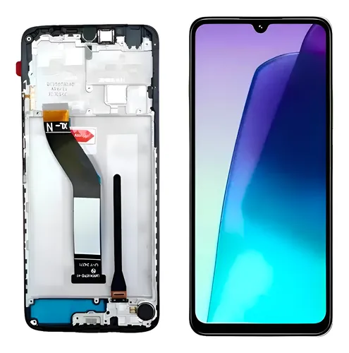 Modulo Xiaomi 14C con marco, buzzer, parlante, flex botones Original (RN)