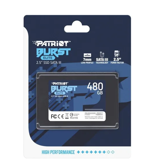 Disco de Estado Solido SSD Patriot Burst Elite 2.5&quot; 480gb
