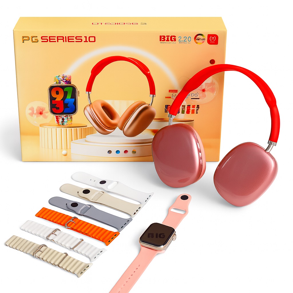 Kit Auricular Airpods Pro Max + Reloj Inteligente Smartwatch 7 en 1 P9 Series