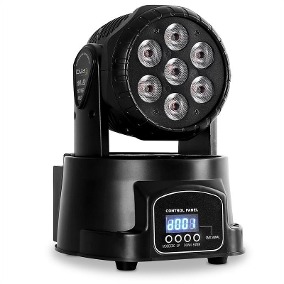 Cabezal movil DMX512 RGB 7 led