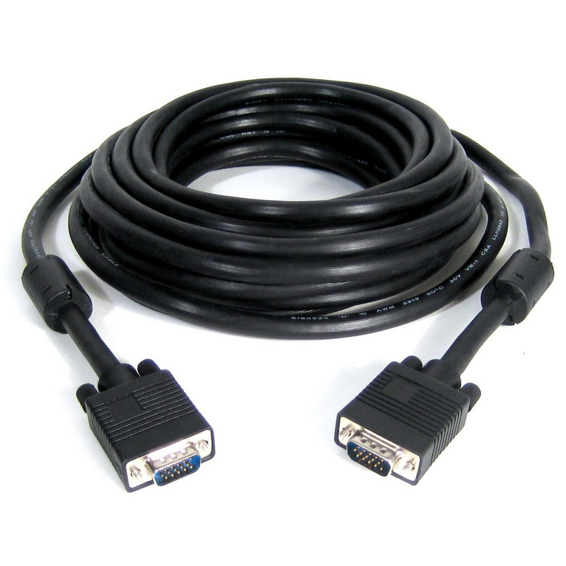 Cable VGA 10m doble filtro