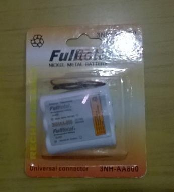 Bateria recargable Fulltotal telefono inalam. 2NH-AA350