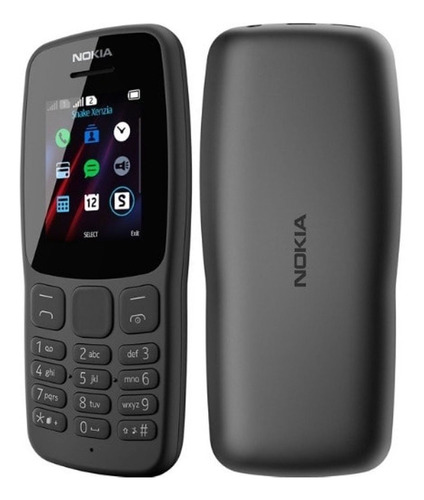 Celular Nokia 106 Dual Sim 1.8&quot; (Gris) 2G