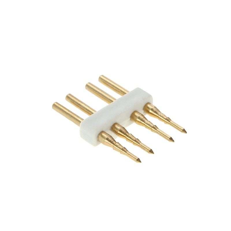 Pin Conector para Manguera Led Plana Neon RGB (4 pines)