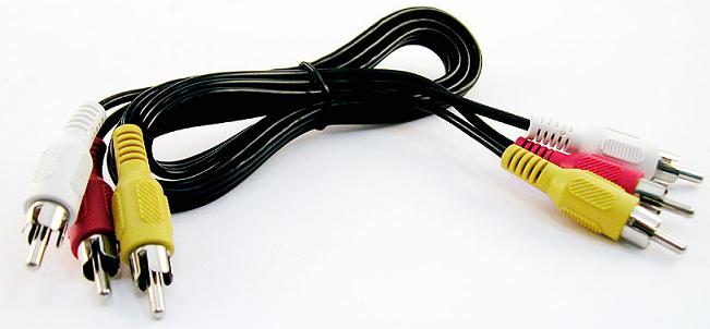 Cable de 3 Rca a 3 Rca 1,5Mts