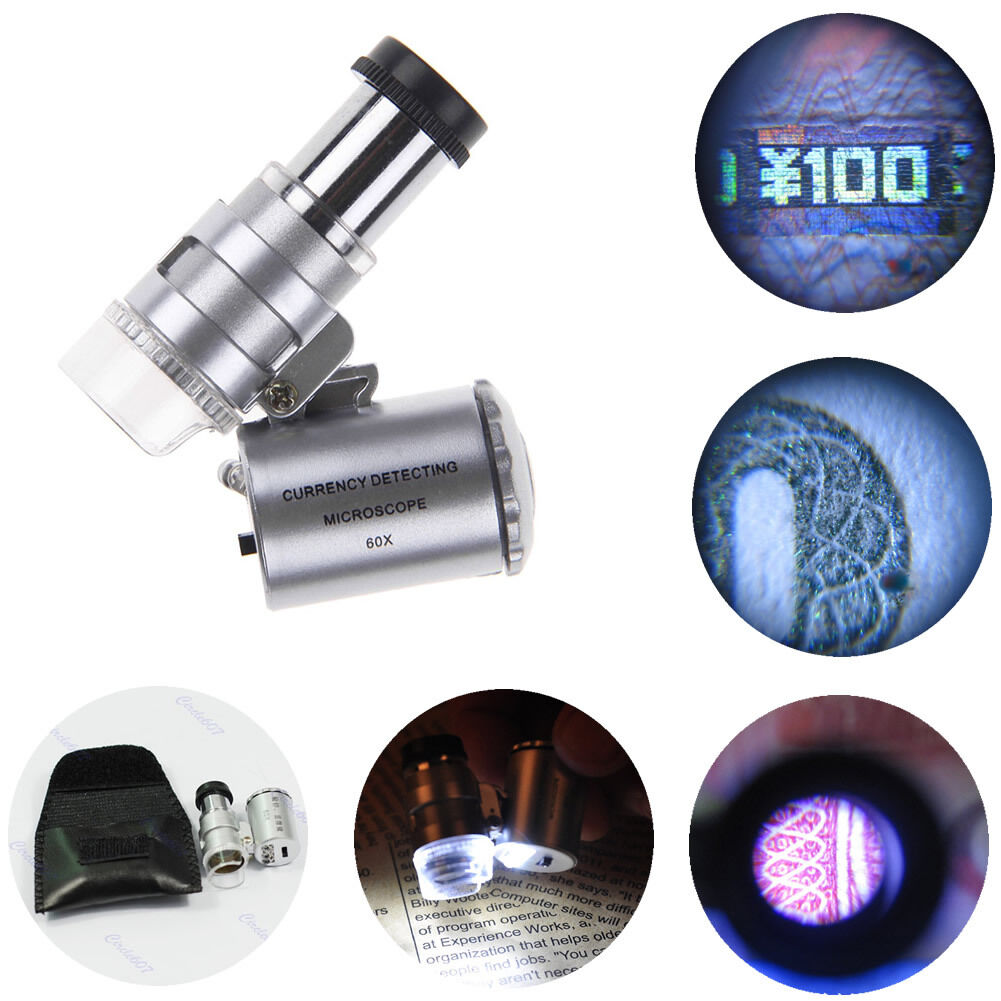 Lente Detector Lupa Microscopica 60x TL367