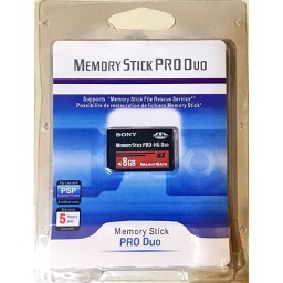 Memory stick pro duo 8GB