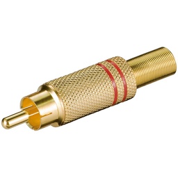 [JY-060114] Conector de audio RCA metalico por x4u (soldadura)