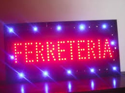 Cartel LED &quot;Ferreteria&quot;