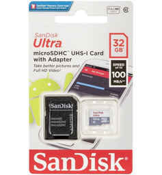 [619659184377] Micro SD Sandisk Ultra 32gb clase 10 100mb