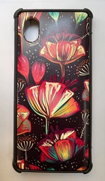 [103346] TPU Rigido estampado(Fb) Negra con flores Samsung A31