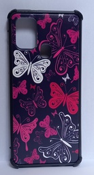 [103454] TPU Rigido estampado(Fb) Mariposas Motorola G9 plus