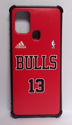 [103459] TPU Rigido estampado(Fb) Bulls 13 Motorola G9 plus