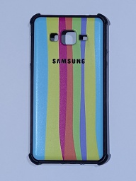 [103673] TPU Rigido estampado(Fb) Samsung A01 Rayas Color 7