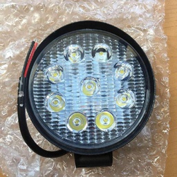 [LR-27W-5,2e] Faro Redondo 9 led 27w Disipador Grande DC-9-32V Burteo