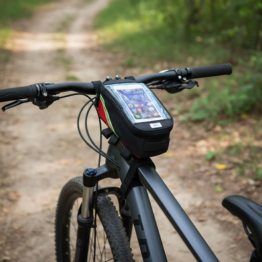 [6963490156852 7892103193375] Soporte Estuche de Celular Impermeable para Bicicleta