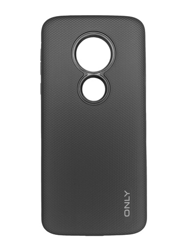 [102328 110701601 102333] TPU Rigido Texturado Motorola Moto E5 / G6 Play negro