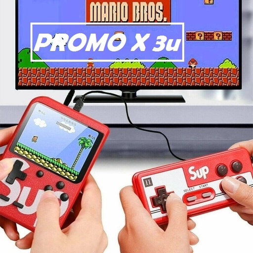 [sup-02 502289 901240] Consola de Juegos Portatil Retro 400 en 1 mas Joystick 3" SUP