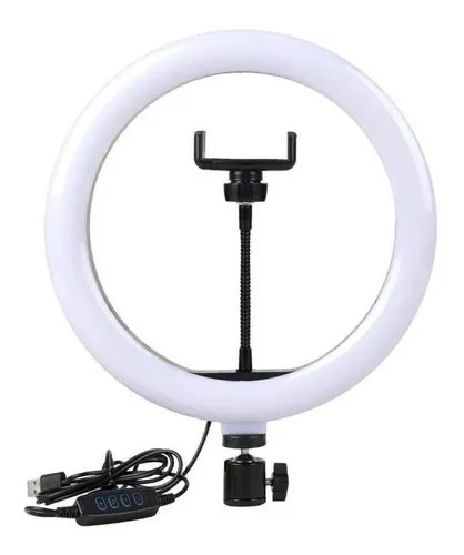 [6290132567425 588055] Aro Led para Celular 25,4cm sin tripode LJJ-26