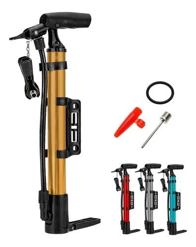 [502026 91084 105114 INF-91100] Inflador de Mano Multiuso bicicleta pelotas varios picos BP32