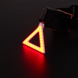 [T01] Luz para Bici Triangular Recargable (varios modos)