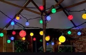 [502102] Guirnalda Kermese con 10 focos incandescentes colores exterior 5m