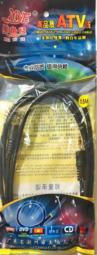 [500074 6290132558225] Cable Auxiliar Mini Plug 1,5m MYE-3515