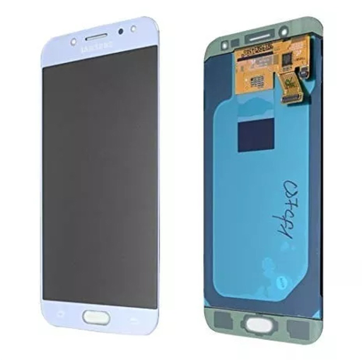 [502156] Modulo Samsung J7 Pro J730 celeste (OLED) s/logo