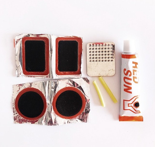 [7769528987141 TR707] Kit de Emparchado para Bicicleta RED SUN