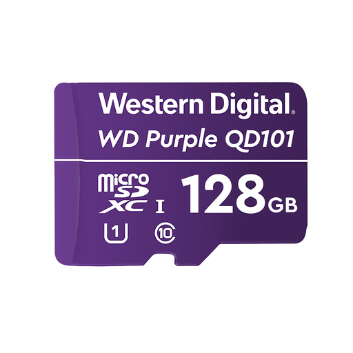 [718037874937] Micro SD Western Digital 128gb Go WD Purple QD101 micro SDXC clase 10