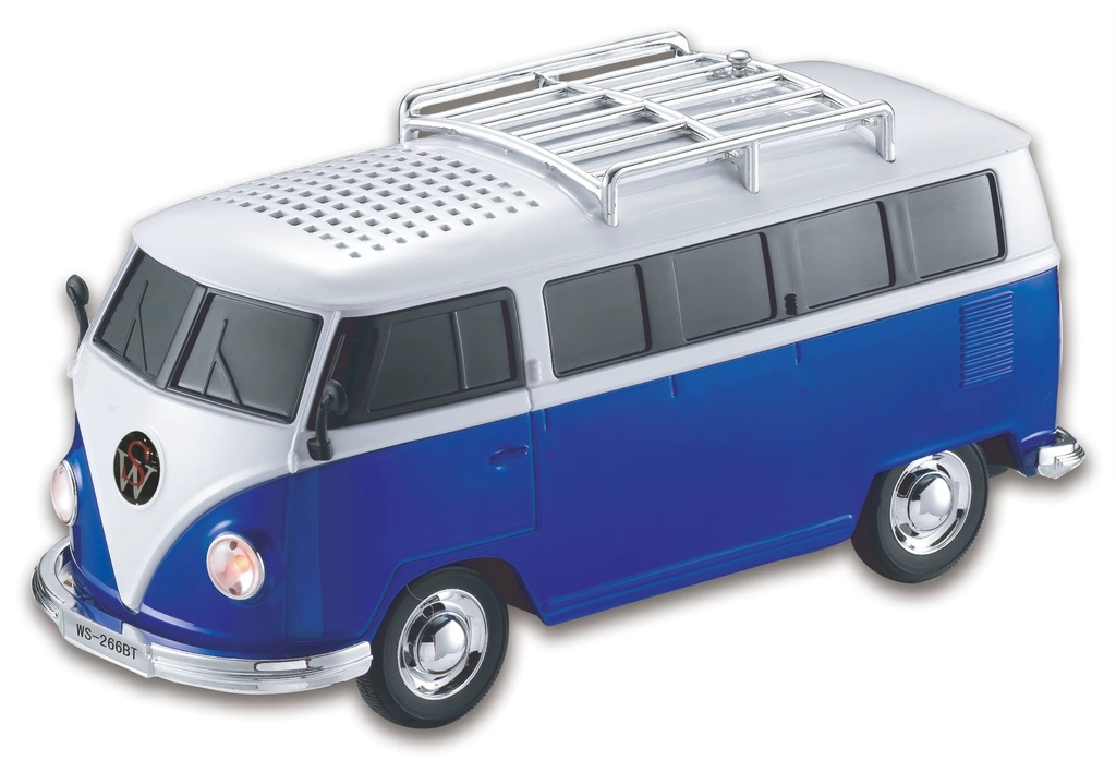 [WS-266BT] Parlante Portatil BT MICRO SD USB AUX FM Colectivo WS-266BT